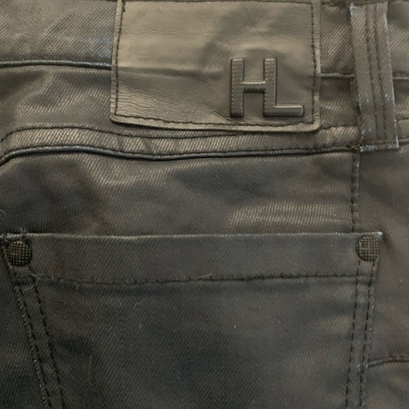 Herve Leger “Blue Coated Lance Skinny Jeans” - Picture 8 of 8